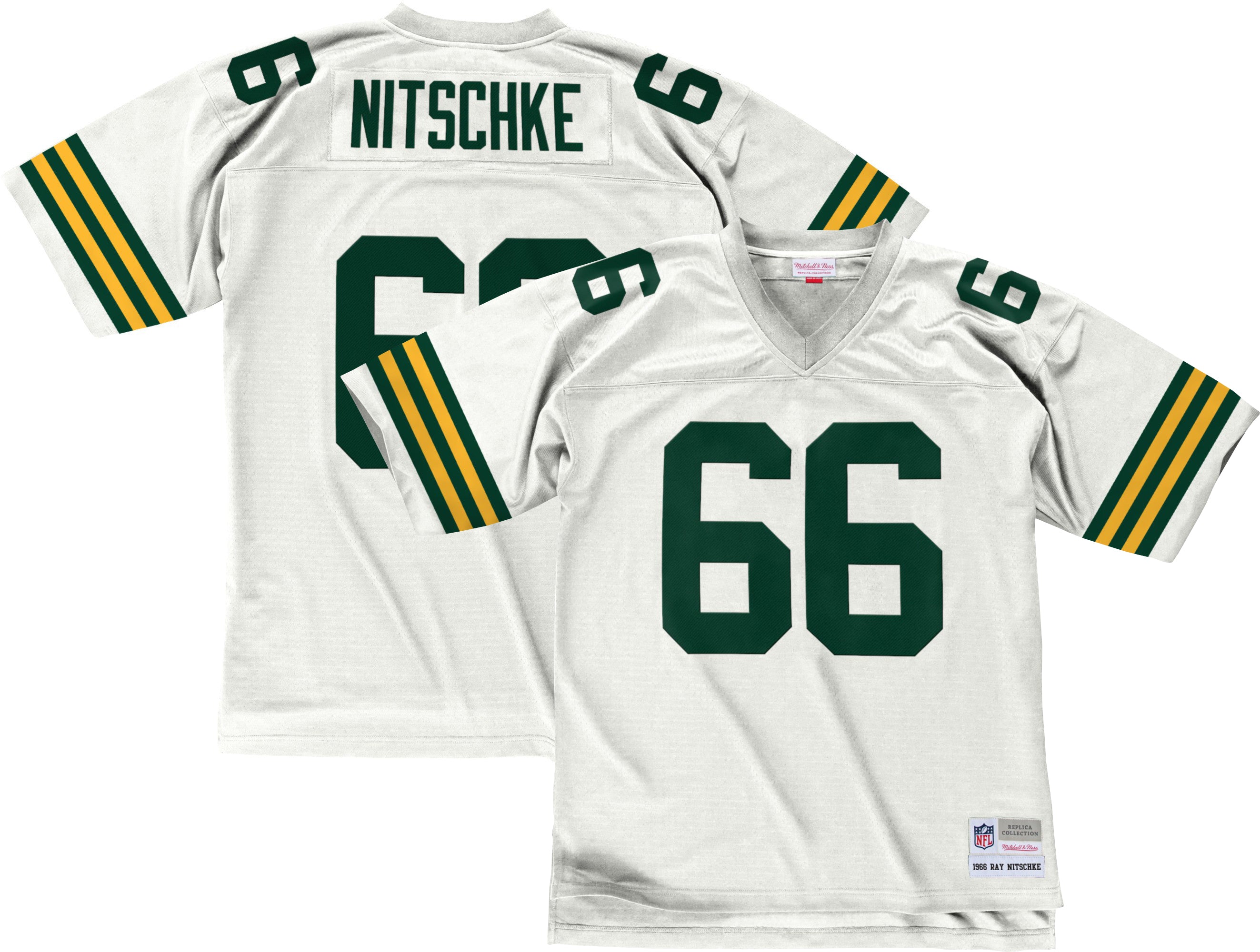 Mitchell & Ness Green Bay Packers Ray Nitschke 1966 Replica Jersey