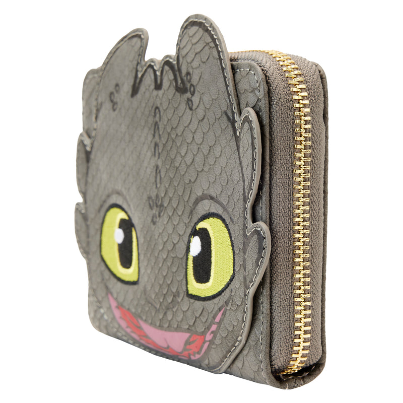 How to Train Your Dragon Toothless Cosplay Zip Around Wallet