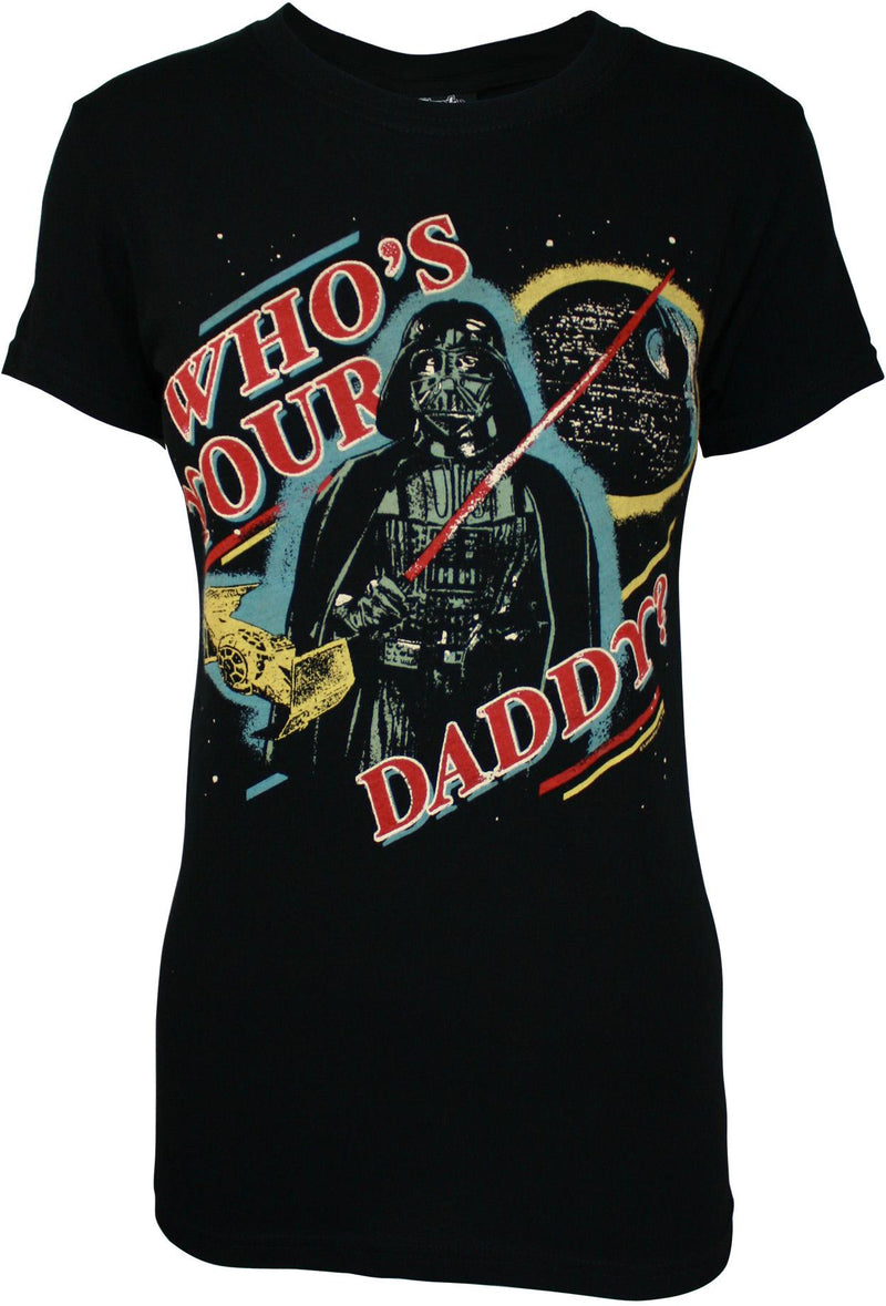 Star Wars Darth Vader Who's Your Daddy? Juniors T-Shirt