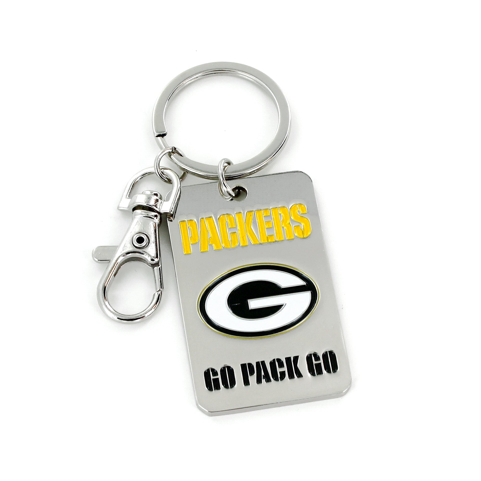 Green Bay Packers Keychain Rectangle