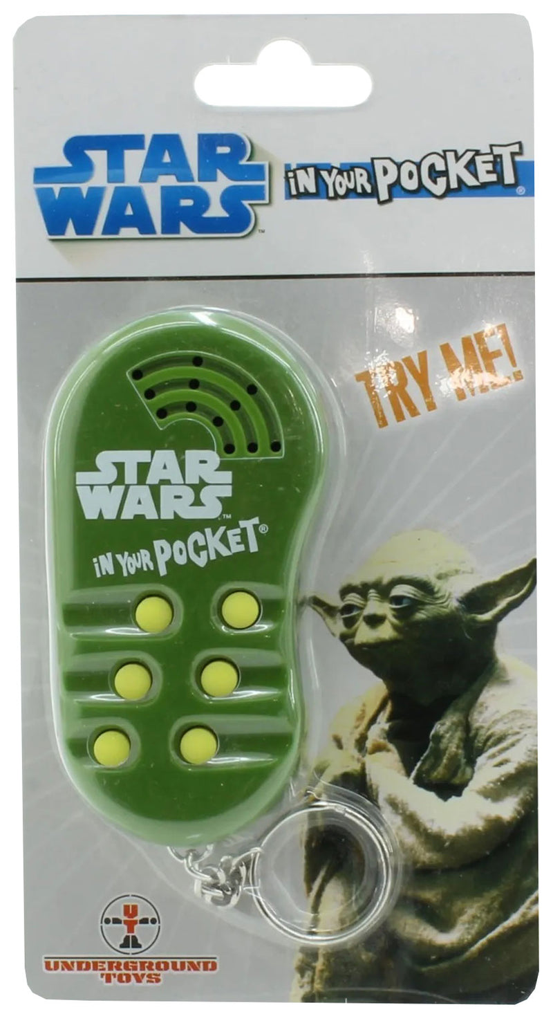 Star Wars "In Your Pocket" Talking Keychain - Yoda