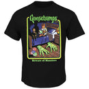 Goosebumps Beware of Monsters Bedtime Retro Men's T-Shirt, Black