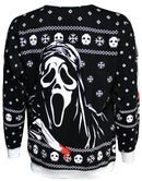 Scream Ghostface Holiday Sweater, Black