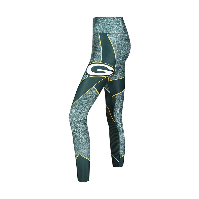 concepts sport,green bay packers,infuse,knit,sublimated leggings,pants,spandex,yoga,clothing accessories