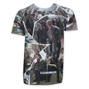Walking Dead Walkers Cut-out Shapes Men's Sublimated Shirt