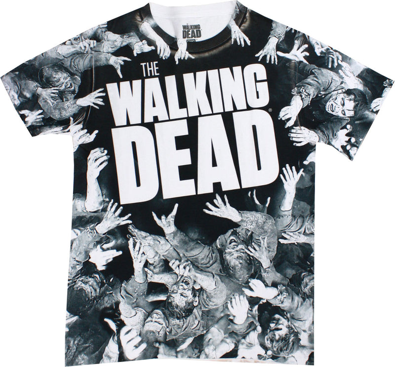 Walking Dead Walker Mosh Pit Men's Sublimated Shirt