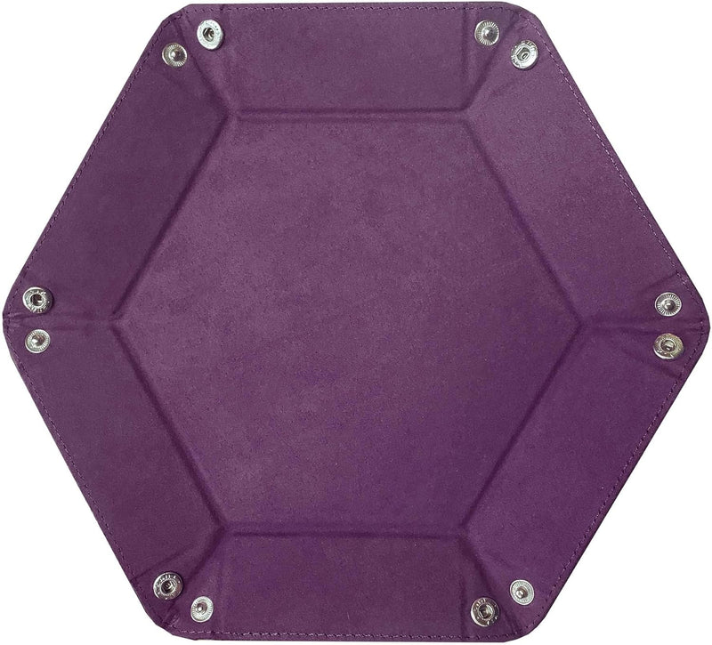 Hexagon Dice Tray, Plum (Purple)