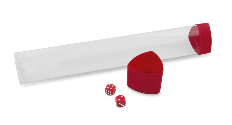 Playmat Tube with Dice Cap - Red
