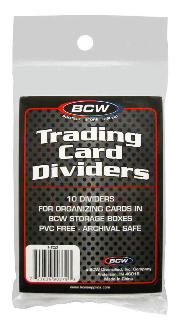 Trading Card Dividers, 10-Pack