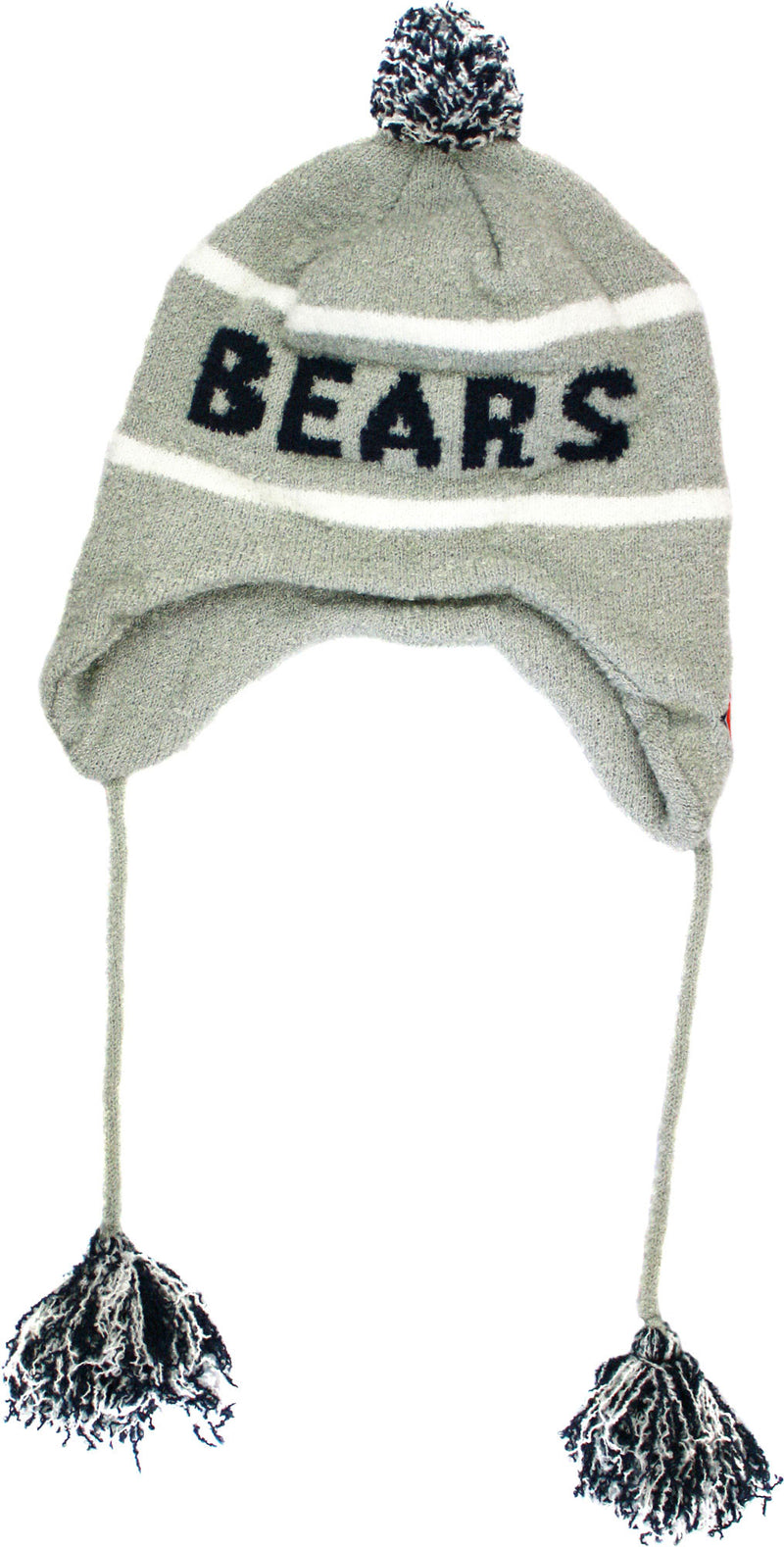 Chicago Bears Grey Team Tassel Hat