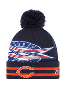 Chicago Bears Superbowl XX Knit Hat with Pom