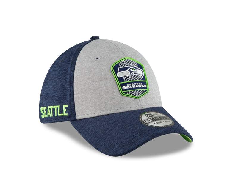 Seattle Seahawks Sideline Away 39THIRTY Stretch Fit Hat