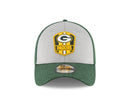 new era,green bay packers,39thirty,3930,on field,sideline,road,away,baseball cap,hat,headwear,clothing accessories,stretch fit,adjustable