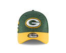 new era,green bay packers,39thirty,3930,on field,sidelines,away,baseball cap,hat,headwear,clothing accessories