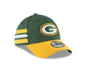 new era,green bay packers,39thirty,3930,on field,sidelines,away,baseball cap,hat,headwear,clothing accessories