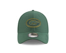 new era,cap,green bay packers,39thirty,3930,nfl,2018,training,camp,adjustable,flex fit,baseball cap,hat,headwear,clothing accessories