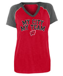 Wisconsin Badgers My City My Team Women's Tee
