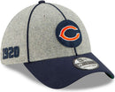 Chicago Bears Sideline Home Classic 39THIRTY Stretch Fit Cap, Grey