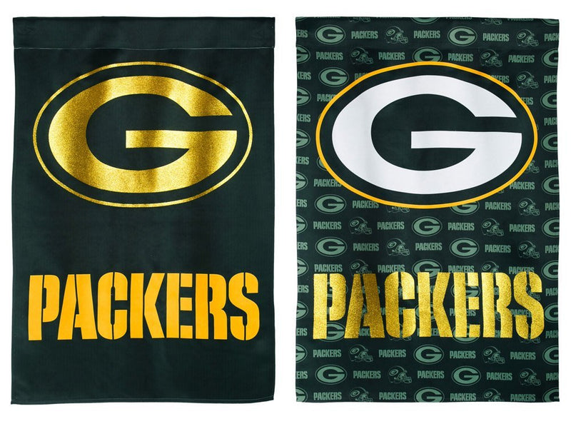 green bay packers,double,sided,flag