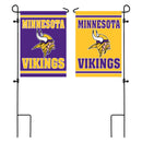 Minnesota Vikings 18" x 12.5" Embossed Suede Garden Flag