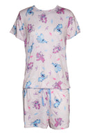 Disney Stitch Angel Dance Away Women's Pajama Set, Pink