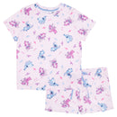 Disney Stitch Angel Dance Away Women's Pajama Set, Pink