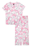 Winnie The Pooh Bears All Around Women's Pajama Set, Pink