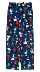 Peanuts Holiday Ornaments Lounge Pants, Blue
