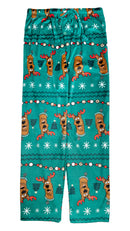 Scooby-Doo Jingle On Silky Fleece Lounge Pants, Teal