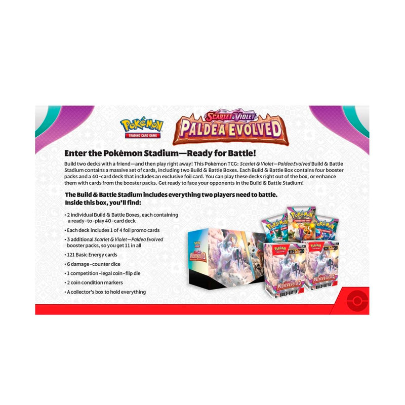 Pokémon TCG: Scarlet & Violet-Paldea Evolved Build & Battle Stadium