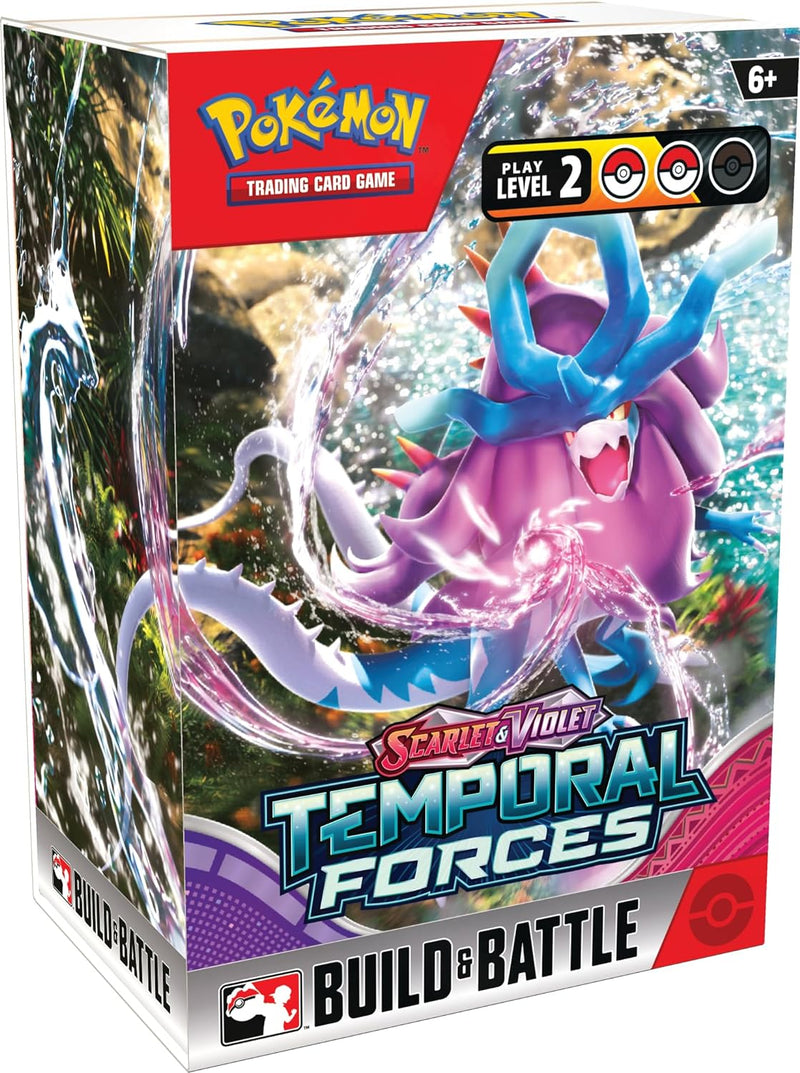 Pokemon TCG: Scarlet & Violet-Temporal Forces Build & Battle Box