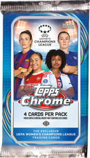 2025/2026 Chrome Women's Champions League Soccer Hobby Pack