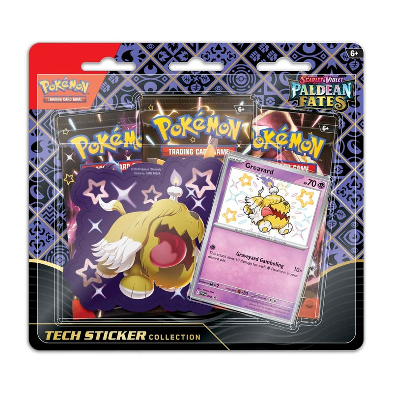 Pokemon TCG: Scarlet & Violet Paldean Fates Tech Sticker Collection (RANDOM)