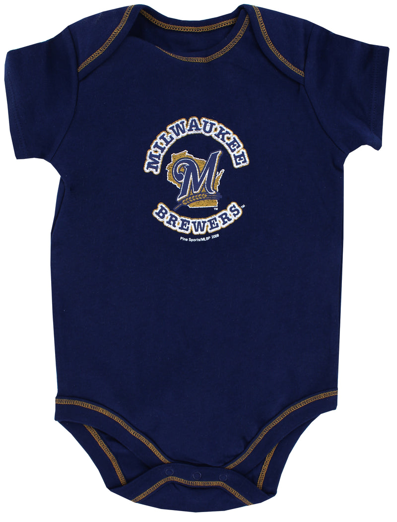 Milwaukee Brewers Infant 2 Piece Bodysuit Set