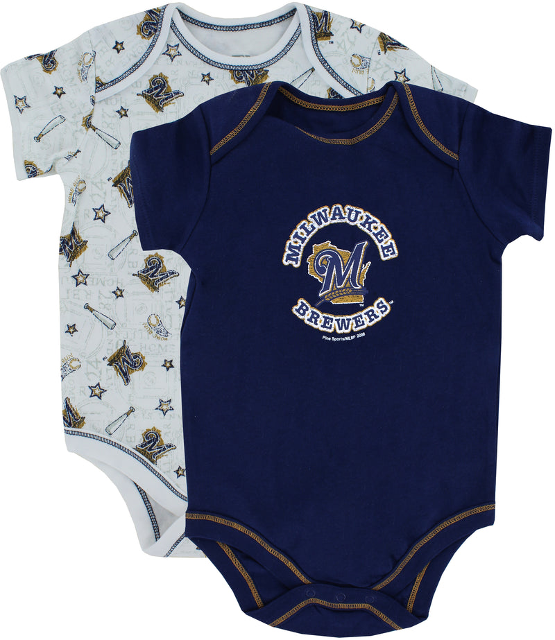 Milwaukee Brewers Infant 2 Piece Bodysuit Set