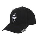 Ghostface Character Embroidered AOP Men's Black Baseball Cap