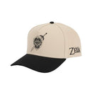 The Legend of Zelda Hylian Shield Embroidery Baseball Cap Snapback White