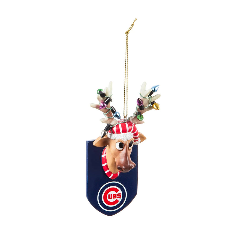 Chicago Cubs Reindeer Ornament