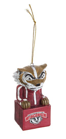 Wisconsin Badgers 3.5" Mascot Ornament