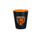 Chicago Bears 4-Piece Shot Glass Set, Ceramic and Glass, 2 oz.
