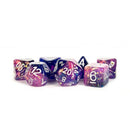 Fanroll: 7 Dice Set: Eternal Purple and Blue