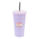 Pusheen Insulated Tumbler with Lid and Straw - 18.6 oz Stainless Steel