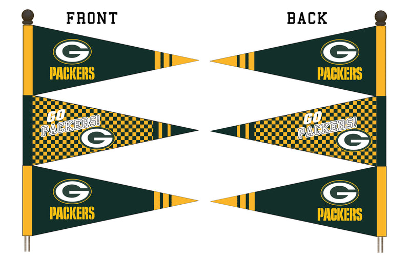 evergreen,enterprises,team,sports,america,green bay packers,pennant,windspinner,wind,spinner,windsock,flags,home,decor,decoration,lawn,garden,accessories