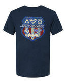 DC Comics Justice League Shield Faux Patch Men's Shirt