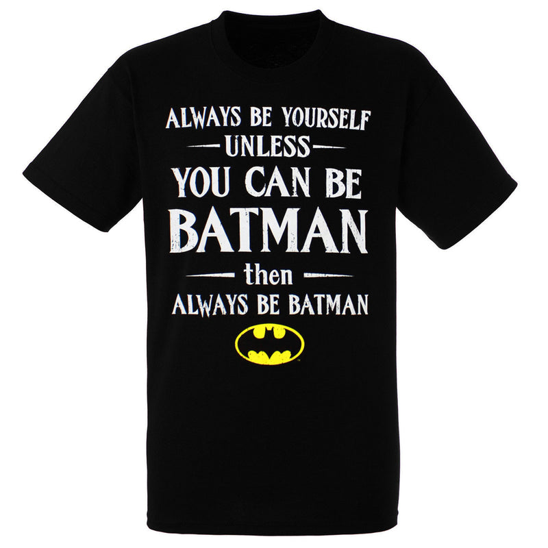 Batman Always Be Yourself Men's Black Shirt