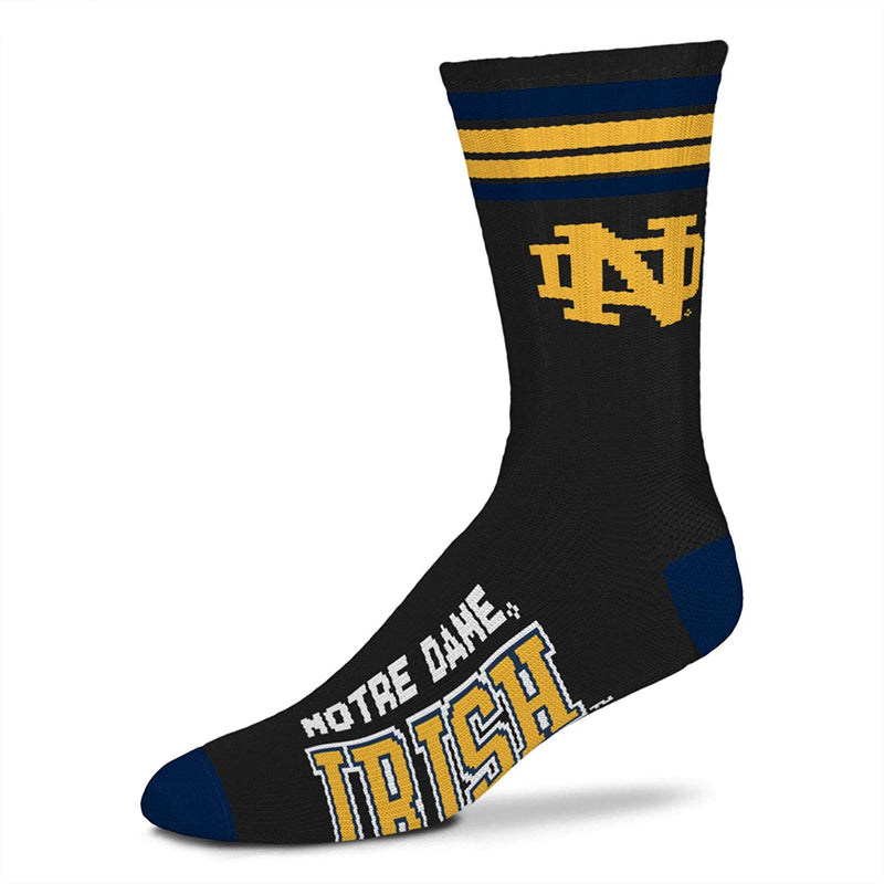 Notre Dame Fighting Irish Deuce Black Crew Socks