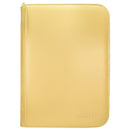 UP PRO BINDER 4 PKT VIVID ZIPPERED-YELLOW