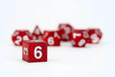 Dragon Scale Silicone Dice Set: Red (7ct Poly Set) by FANROLL