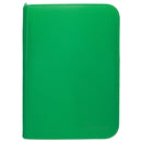 UP PRO BINDER 4 PKT VIVID ZIPPERED-GREEN