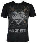 Superman Logo Luminary Premium Wash Men's T-Shirt